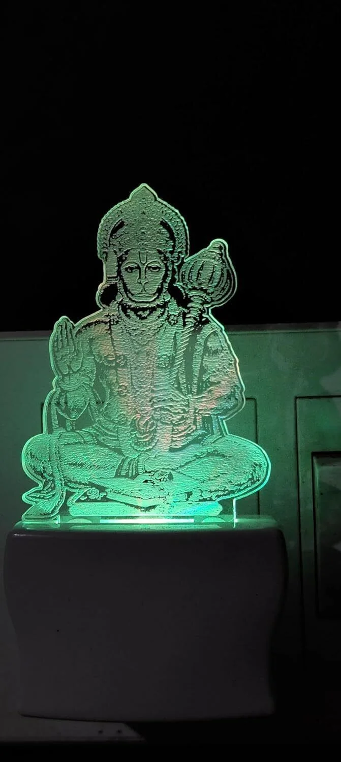 Giftkidukan TABLE LAMP02GKD-RAMPLUG Night Lamp (22 cm, Multicolor)